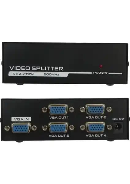 Alfais 4873 4 Port VGA Splitter Switch ile Çoklu Ekran Çözümünde Yenilikçi Teknoloji