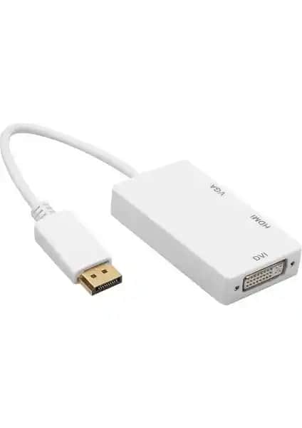 Alfais 5056 DisplayPort'tan HDMI, VGA ve DVI Dönüştürücü Adaptör Ürün Tanıtımı ve Özellikleri