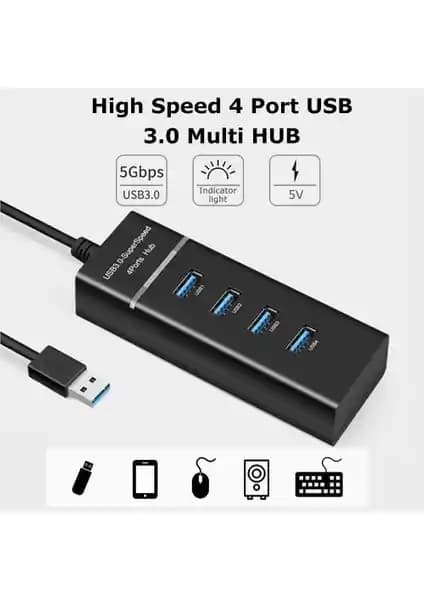 Ancheyn 4 Port USB 3.0 Çoklayıcı: Yüksek Hızlı Çoklu Bağlantı Çözümü