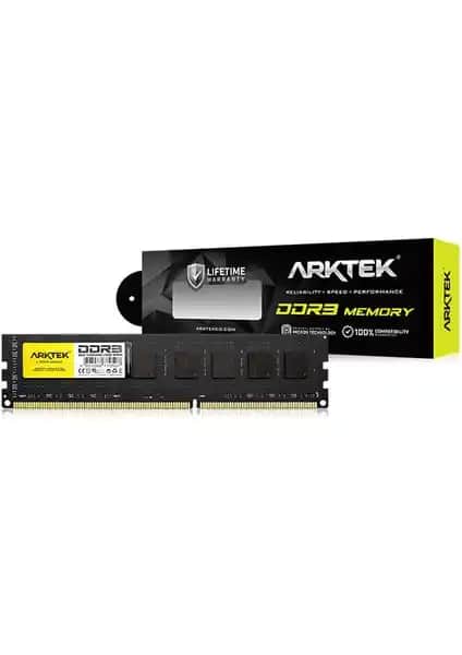 Arktek DDR3 8GB 1600MHz Long Dımm PC RAM Yüksek Performans ve Güvenilirlik
