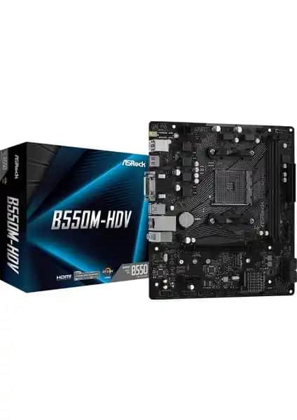 ASRock B550M-HDV Anakart: Güçlü ve Güvenilir Mikro ATX Anakart Seçeneği