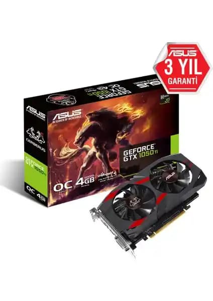 Asus GEFORCE Cerberus GTX 1050 Ti 4GB Ekran Kartı Performans ve Dayanıklılık Özellikleri