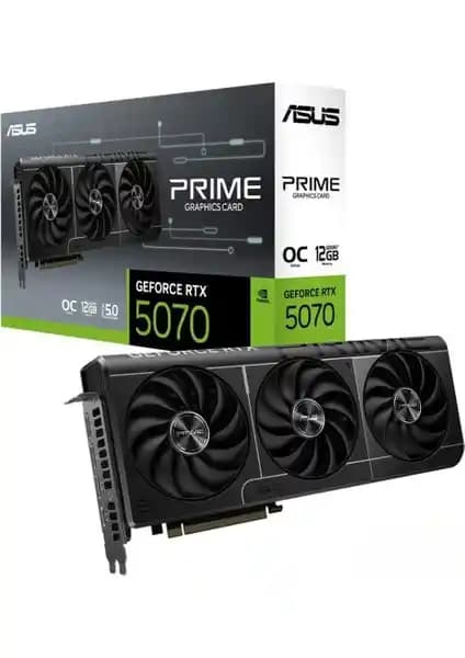 Asus GeForce Prime RTX 5070 OC 12GB DLSS 4 Ekran Kartı Yüksek Performans ve Gelişmiş Teknolojiler