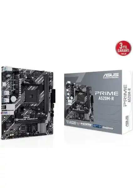 ASUS PRIME A520M-R DDR4 Anakart İncelemesi: Kompakt ve Güçlü Performans Sunan Model