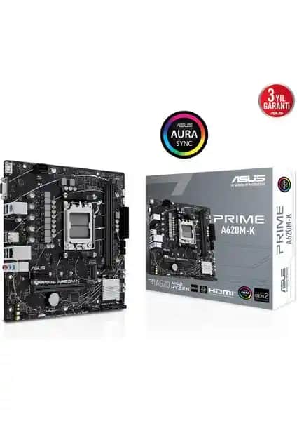 Asus PRIME A620M-K DDR5 Anakart İncelemesi: Uygun Fiyatlı ve Güncel Teknoloji Destekli