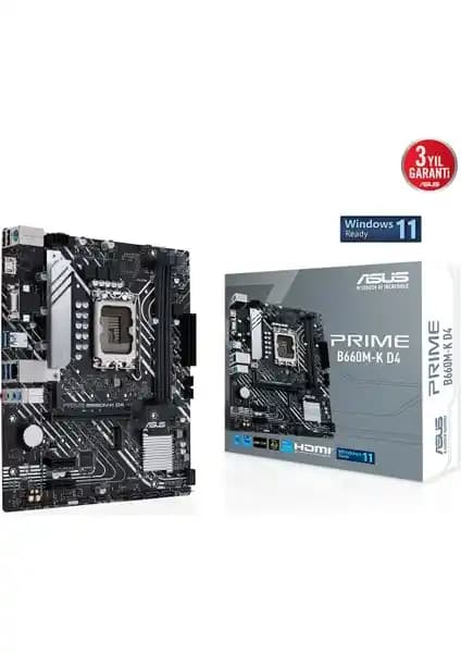 ASUS Prime B660M-K D4 Anakart Özellikleri ve Kullanıcı Yorumları