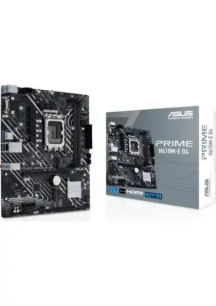 ASUS Prime H610M-E D4 Anakartı: Güncel Özellikler ve Performans Odaklı Tasarım