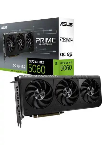 Asus PRIME-RTX5060-O8G Ekran Kartı Yüksek Grafik Performansı ve Gelişmiş Teknolojiler