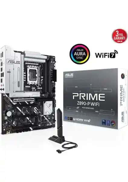 ASUS PRIME Z890-P WIFI DDR5 Anakart: Yüksek Performans ve Güvenilirlik Sunar