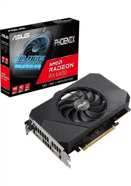 ASUS Radeon Phoenix RX 6400: Güçlü ve Uygun Fiyatlı 1080p Oyun Kartı Özellikleri ve Performansı