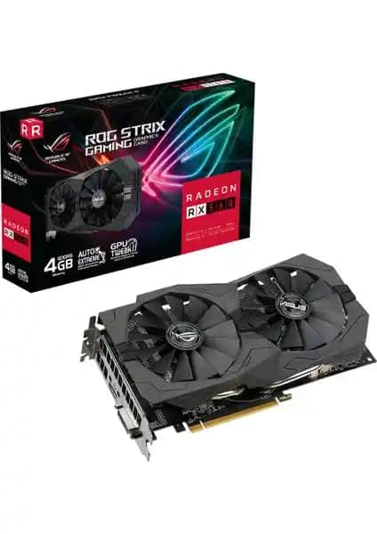 ASUS ROG RX 560 4GB Ekran Kartı Performans ve Tasarım Özellikleri