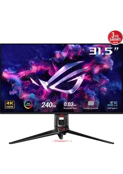 Asus ROG Swift OLED PG32UCDM: Yüksek Performanslı Oyun ve Multimedya Monitörü