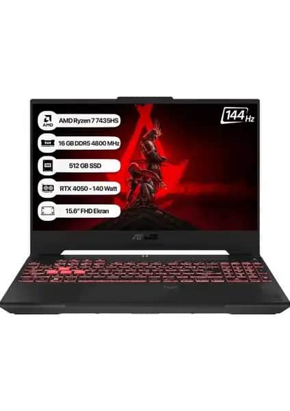 ASUS Tuf Gaming A15 FA507NUR-LP035: Yüksek Performanslı ve Şık Oyun Bilgisayarı