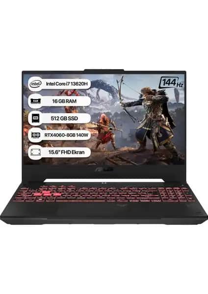 Asus Tuf Gaming F15 FX507VV-LP243: Güçlü Donanım ve Taşınabilirlik Özellikleri