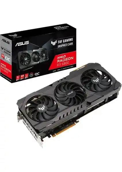 ASUS TUF Radeon RX6800 Gaming OC 16GB GDDR6 Ekran Kartı Performans ve Dayanıklılık Sunar