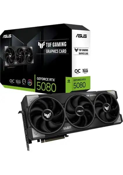 ASUS TUF RTX 5080 O16G GAMING: Yüksek Performans ve Dayanıklılık Sunan Güçlü Ekran Kartı