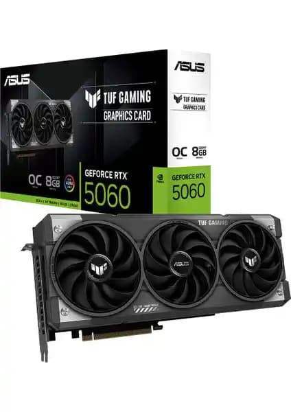 Asus TUF-RTX5060-O8G-GAMING: Güçlü Performans ve Dayanıklılık Sunan Ekran Kartı Özellikleri