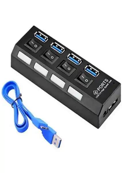 Atech 4 Port USB 3.0 Hub: Çoklu Bağlantı ve Yüksek Performanslı Taşınabilir Çözüm