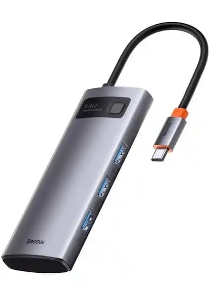 Baseus 100W 5-in-1 Type-C Hub Çok Yönlü Bağlantı Çözümü ve Özellikleri