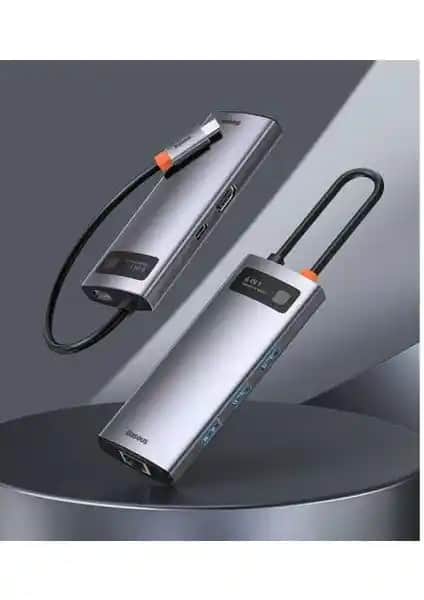 Baseus 6-in-1 Type-C Hub Çok Fonksiyonlu Bağlantı Çözümü ve Özellikleri