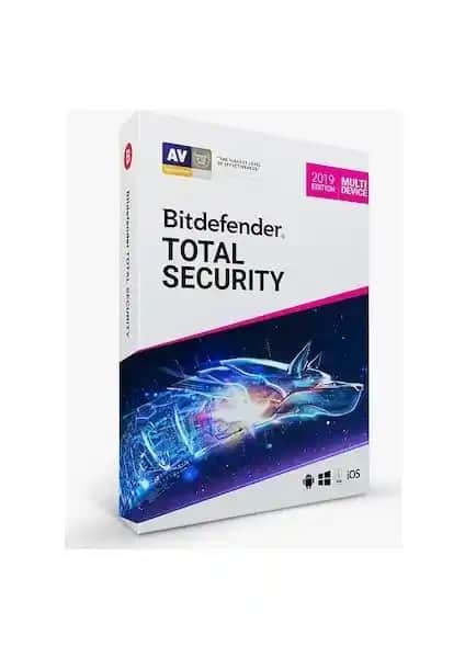 Bitdefender 2019 Total Security 1 Yıl 5 Kullanıcı İçin Güvenli Dijital Koruma Çözümü