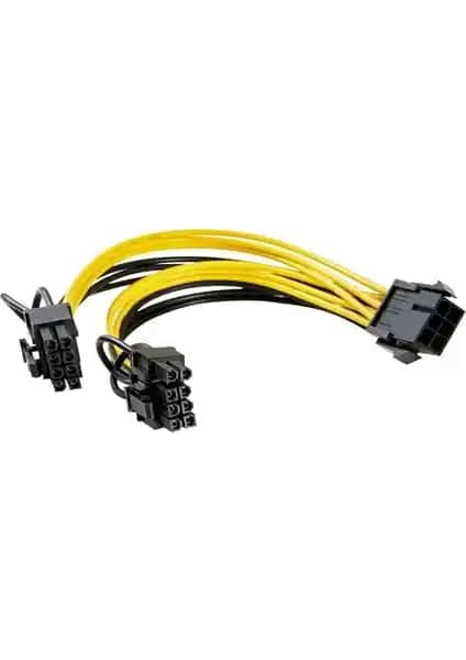 Boblov PCI Express 6-Pin To 2x6 + 2-Pin GPU Güç Kablosu - Yüksek Performanslı Bağlantı Çözümü