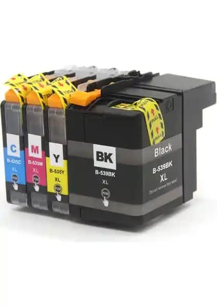 Brother DCP J200 Uyumlu Dört Renk Muadil Kartuş Seti Yüksek Kalite ve Ekonomik Fiyatlı