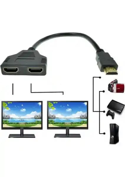 Bst 2080 2 Port HDMI Splitter Switch Çoklayıcı: Yüksek Kalite ve Kullanım Kolaylığıyla Çoklu Ekran Çözümü