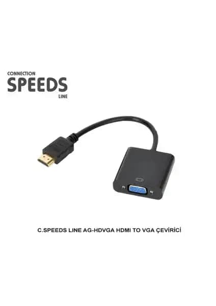 C. Speeds Line AG-HDVGA HDMI'den VGA'ya Çevirici Teknik Özellikler ve Kullanım İpuçları