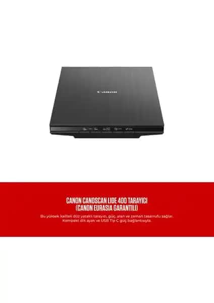 Canon CanoScan LIDE 400: Yüksek Kaliteli ve Kullanıcı Dostu Tarayıcı Çözümü