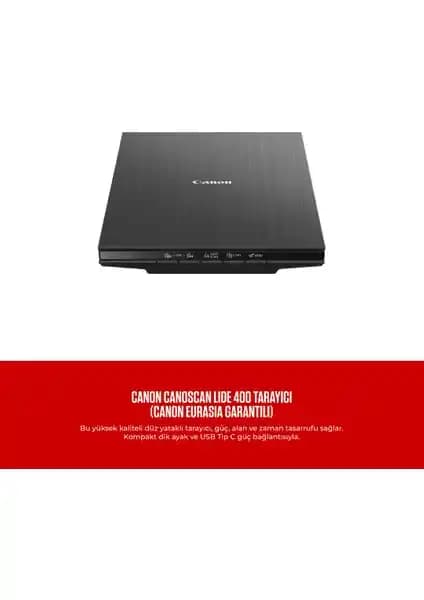 Canon CanoScan LIDE 400: Yüksek Kaliteli ve Kullanıcı Dostu Tarayıcı Çözümü