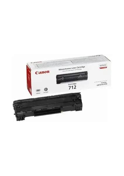 Canon CRG-712 Siyah Toner: Yüksek Kapasiteli ve Uyumlu Ofis Baskı Çözümü