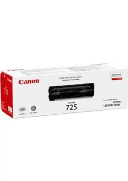 Canon CRG-725 1.600 Sayfa Kapasiteli Toner ile Ekonomik ve Güvenilir Baskı Çözümü