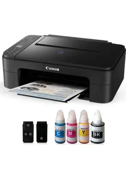 Canon E3340 Çok Fonksiyonlu Yazıcı: Renkli Baskı, Tarama ve Kopyalama Özellikleriyle Ofis Çözümü
