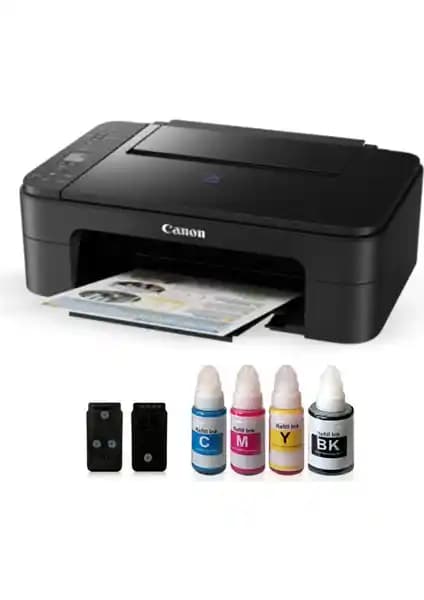 Canon E3640 Wifi Çok Fonksiyonlu Ofis ve Ev Yazıcısı Yüksek Kalite ve Ekonomik Kullanım İçin