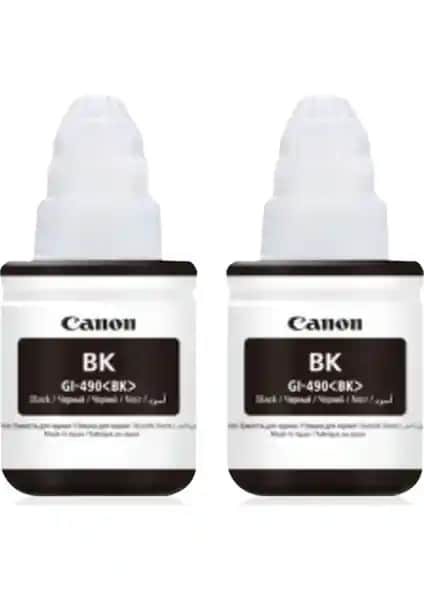 Canon G1411 G2411 G3411 Siyah Mürekkep 2'li Seti Yüksek Baskı Kalitesi ve Güvenilirlik