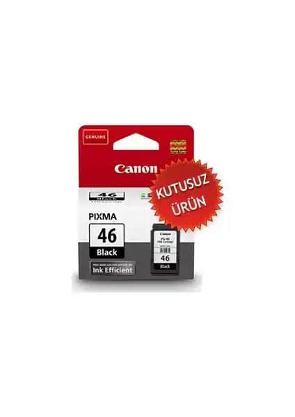Canon PG-46 Siyah Kartuş: Yüksek Baskı Kalitesi ve Güvenilirlik İçin Uygun Seçenek