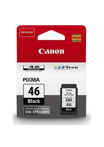 Canon PG-46 Siyah Mürekkep Kartuşu: Yüksek Kalite ve Güvenilir Baskı Çözümü