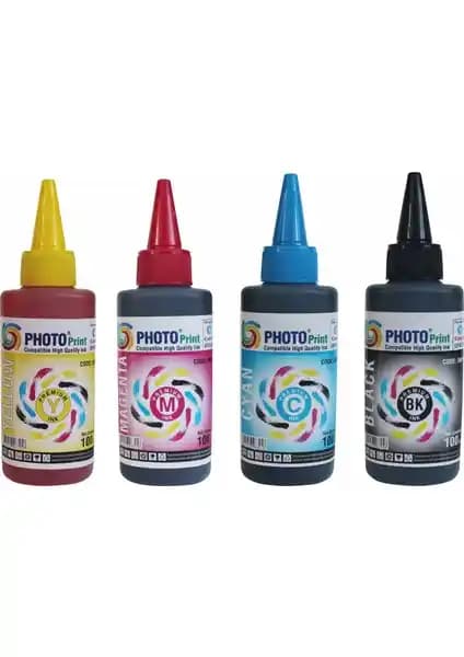 Canon Yazıcılar İçin 4 Renk Japon Mürekkep Seti Yüksek Kalite ve Ekonomik Çözüm