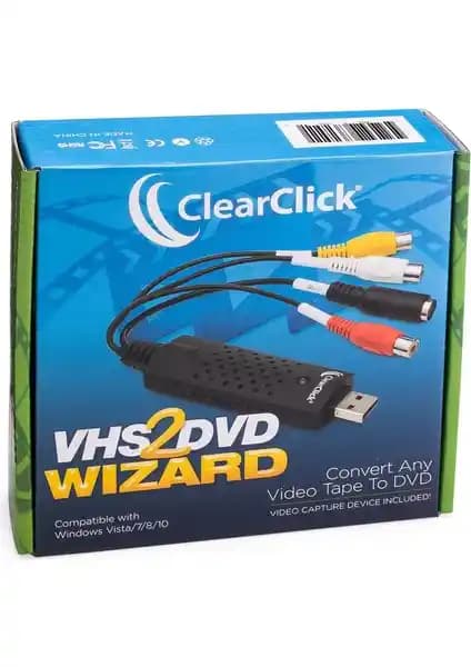 ClearClick VHS'den DVD'ye Sihirbazı ile Eski Videolarınızı Dijitalleştirme Çözümü