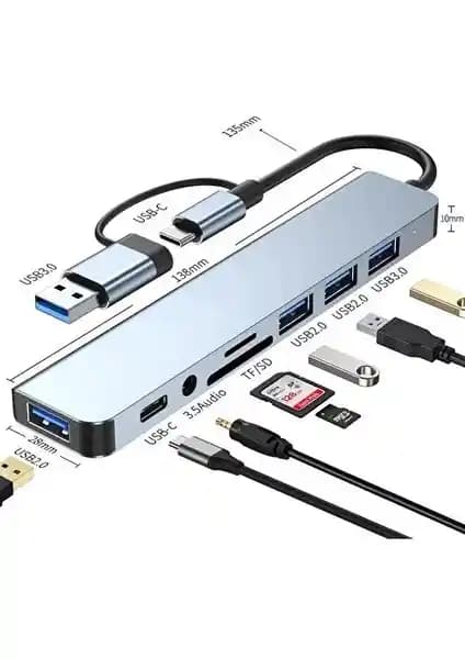 Comse MacBook Pro ve Air Uyumlu Çok Portlu USB Type-C Hub Dönüştürücü Özellikleri ve Kullanıcı Yorumları