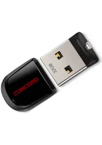 Concord 32 GB Mini Lite USB Flash Bellek: Taşınabilir ve Şık Depolama Çözümü