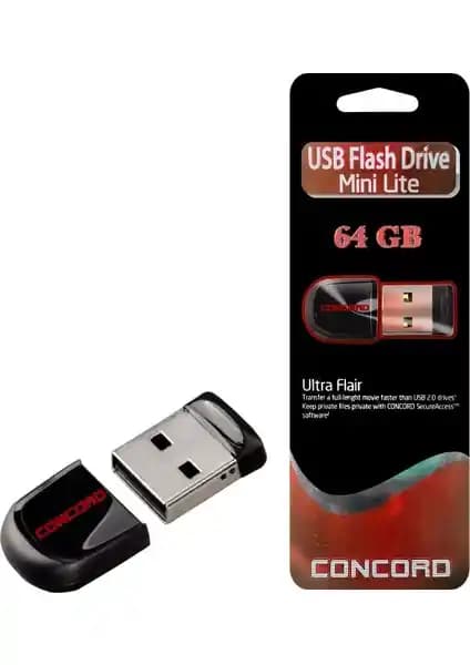 Concord 64GB Mini Lite USB Flash Bellek: Güçlü ve Taşınabilir Veri Depolama Çözümü