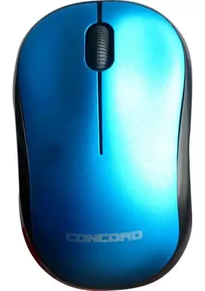 Concord C-13 Kablosuz Optik Mouse Mavi: Şık Tasarım ve Yüksek Performans Özellikleri