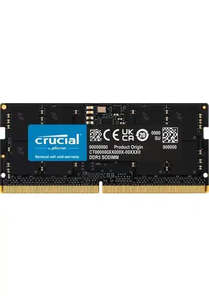 Crucial 16GB DDR5 5200 MHz Notebook RAM Yüksek Performans ve Güvenilirlik İçin