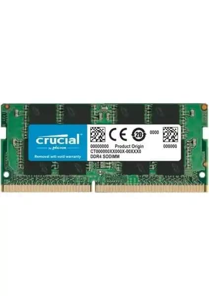 Crucial NTB 32GB 3200MHz DDR4 RAM Modülü Yüksek Performans ve Güvenilirlik İçin Uygun