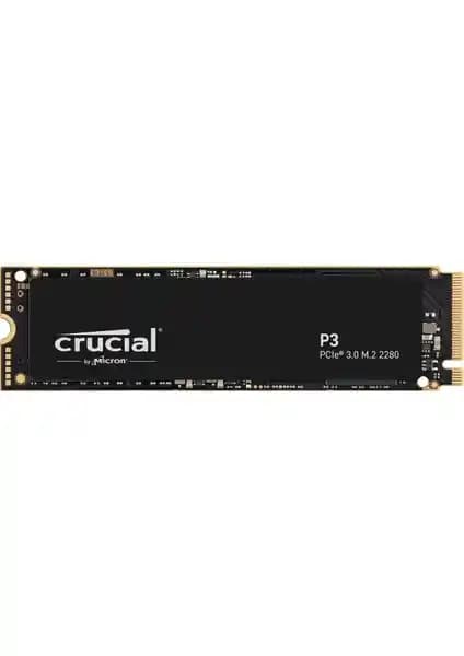 Crucial P3 NVMe M.2 SSD 500GB: Yüksek Hızlı ve Güçlü Depolama Çözümü