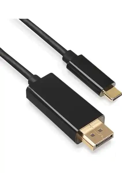 Dark 1.8 Metre Type-C DisplayPort 4K@60Hz Yüksek Kaliteli Görüntü Kablosu