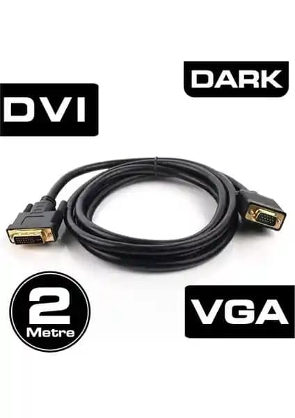 Dark 2m VGA - DVI (24+5) Çift Yönlü Görüntü Bağlantı Kablosu İncelemesi ve Kullanım Alanları