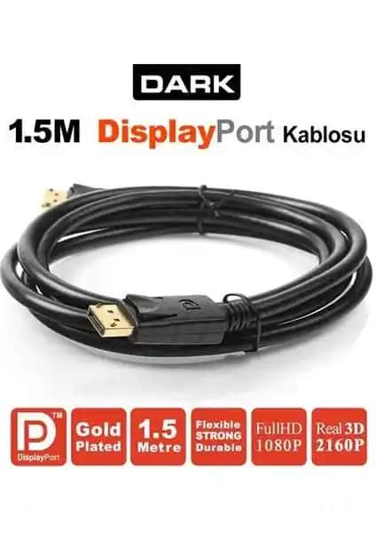 Dark DK-CB-DPL150 Display Port Erkek Kablosu İnceleme ve Teknik Özellikler